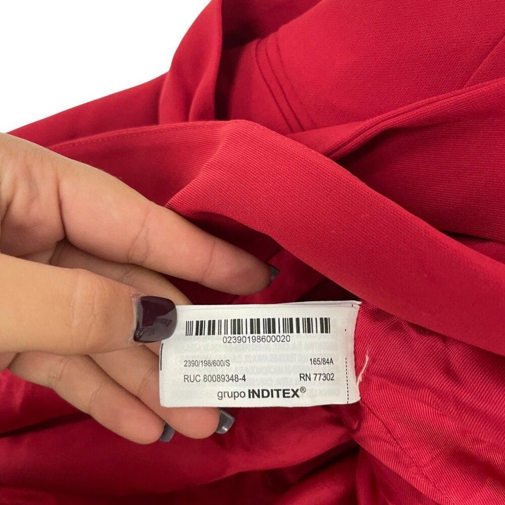 Zara Red Sleeveless vest - Picture 10 of 16